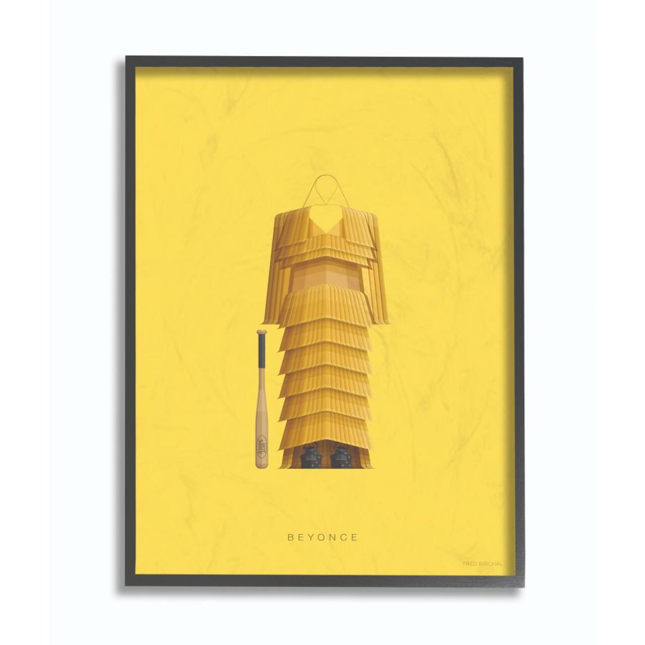 Stupell Industries Beyoncé Wall Art in Black Frame